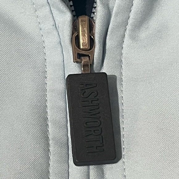 ASHWORTH Weather Systems Men's Quarter Zip Golf Windbreaker NANOTEX - Picture 8 of 14